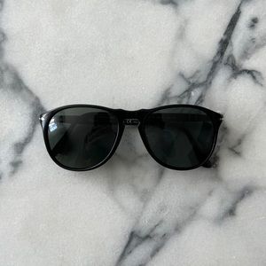 Persol 649 Iconic Polarized Sunglasses in Black (9649-S)